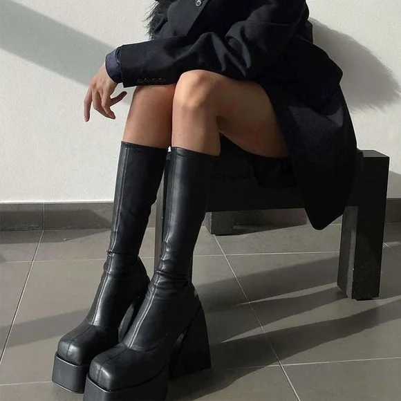 Jeffery Campbell Dauphin Platform Boots